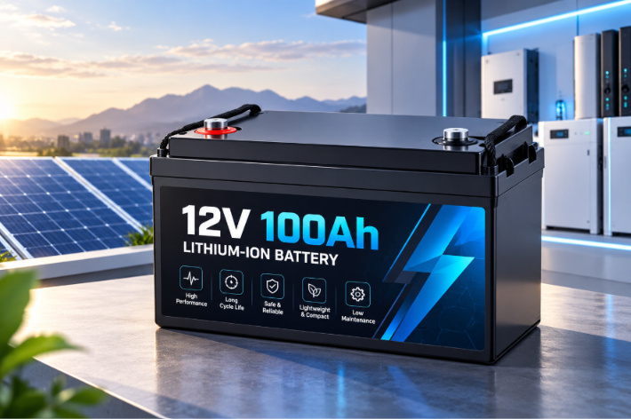 12V 100Ah Lithium-Ion Battery